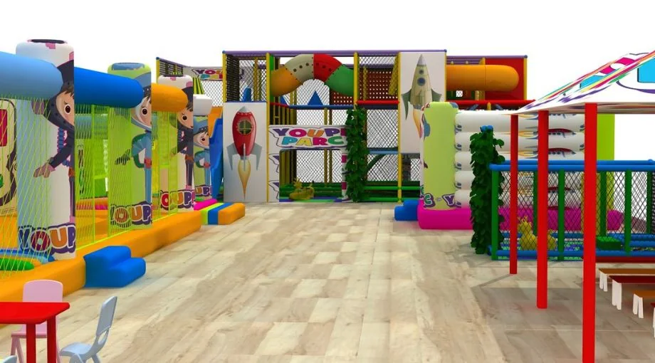Inside a Youpi Parc indoor play centre